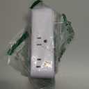 Surge Protector Wall Outlet Extender, Multi Plug Outlet with Rotating Plug, 6 AC Outlets 4 USB Ports (2 USB C), 1800J, 3-Side Power Strip Wall Mount, Outlet Splitter for College Dorm Travel Essentials (White)