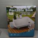 Portable Hand Washing Station with Electric Faucet, Large, 20"D x 17"W x 6"H