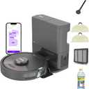 Shark Matrix Plus 2in1 Robot Vacuum & Mop with Sonic Mopping, Matrix Clean, Home Mapping, HEPA Bagless Self Empty Base, CleanEdge, for Pet Hair, WiFi, Black/Mocha, AV2630WA