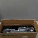 SPACELEAD Slim Storage Cart 3 Tier, Bathroom Organizer Rolling Utility, Mobile Shelving Unit Slide Out for Office, Kitchen, Laundry Room & Narrow Places, Black