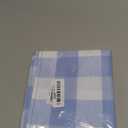 yuboo Light Blue Gingham Table Runner, Spring Summer Buffalo Plaid Check Table Cloth 72 inches Long, Blue and White Table Decor Party Supplies, Farmhouse Baby Shower Birthday Table Decorations