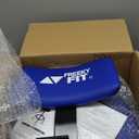 Shop Stool with Backrest, Mechanic Garage Stool for Workshop, Adjustable Shop Stools Chair, Padded Workbench Stools for Men Women, 300 LBS Capacity, 360 Swivel PVC Seat, Heavy Duty, Blue