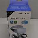 Controller Charging Dock for PS5 VR2, PSVR 2 Charging Station with VR Headset Holder Display Stand, PS VR2 Controller Charger for PSVR2 Accessories with Led Indicator, 2 Magnetic Clasp Black