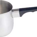 Fino Stainless Steel Turkish Coffee Pot - Professional 18/8 Warmer for Stovetop Coffee, Milk, Tea, Hot Chocolate - Delicious Daily Beverages - 24-Ounce