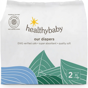 Our Diapers | The First EWG Verified & Microbiome-Friendly Diaper | Size 2 (12-18 lbs) 31 Count | 12-Hour Leak Protection | Made with Organic Cotton & Plant-Derived Materials | Totally Chlorine Free
