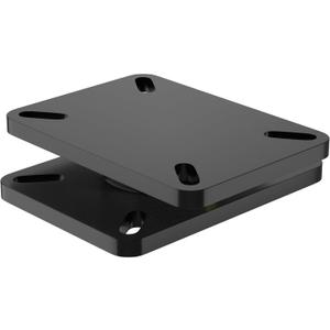 for Workstations and Displays - 5,000 Lb Rating Greaseable Black Heavy Duty Bearing Plate Turntable