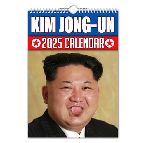 The Calendar King // Kim Jong-Un - 2025 Wall Calendar - A4 Size (210mm x 297mm), Pack 2