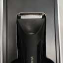 VINATO Electric Body Hair Trimmer - Manscape Ball Trimmer, Groin Hair Trimmer for Men, Waterproof Ball Shaver, USB Recharge Dock Replaceable Ceramic Blade, Male Hygiene Razor, 90 Mins Battery Life (Black)