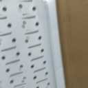 Wall Control Pegboard 16in x 32in Horizontal White Metal Pegboard Tool Board Panel