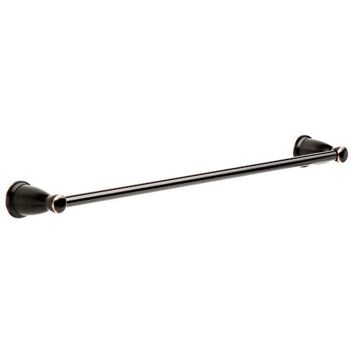 Franklin Brass Kinla (1-Pack) 24" Towel Rack for Bathroom, Oil Rubbed Bronze Towel Bar for Bathroom Wall Towel Holder Rod Wall Mounted Bathroom Accessories KIN24-OB1