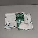 Winter Forest Deer Hand Towels Hello Winter Hand Towels for Bathroom Winter Pine Tree Fingertip Towels Set of 2 Christmas Trees Face Towels Soft Hand Bath Towel Decorations for Home Spa Gym 14”x28”