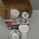 Slicer Shredder Attachment for KitchenAid Stand Mixer, Cheese Grater Attachment for Kitchenaid, Salad Maker, Grinding Powder, Dishwasher Safe with 4 Blades, White