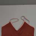 Aoxjox Women's Color Block Workout Sports Bras Fitness Lexi Lined Strappy Bra Athletic Yoga Crop Tank (Medium)