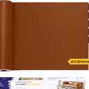 Leather Repair Patch Tape Kit, Self-Adhesive Leather & Vinyl Repair for Furniture, Couch, Sofa, Car Seats, Office Chair - 30inx16in (Light Brown)