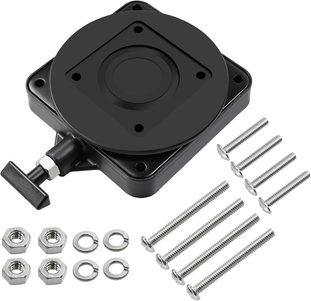 1 Pack 2207003 Low-Profile Swivel Mounting Base Compatible with Cannon Downrigger