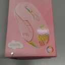 Wired USB Mouse, Computer Mouse with RGB Lighting, 4 Adjustable DPI, Ergonomic Optical Office Mouse, 7 Buttons Corded Mice for Window/PC/Laptop/Desktop/Mac/Chromebook, Pink