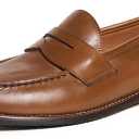 Polo Ralph Lauren Men's Alston Leather Penny Loafers, Tan, 11.5 Medium US