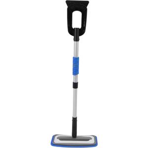 Car Snow Scrapers,Aluminium Alloy Ergonomic Handle Efficient Snow Removal Snow Broom Ice Scraper for Car Windshield (Blue)