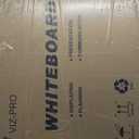 VIZ-PRO Dry Erase Board/Magnetic Whiteboard, 72 x 40 Inches, Large Wall Mounted Board for School Office and Home