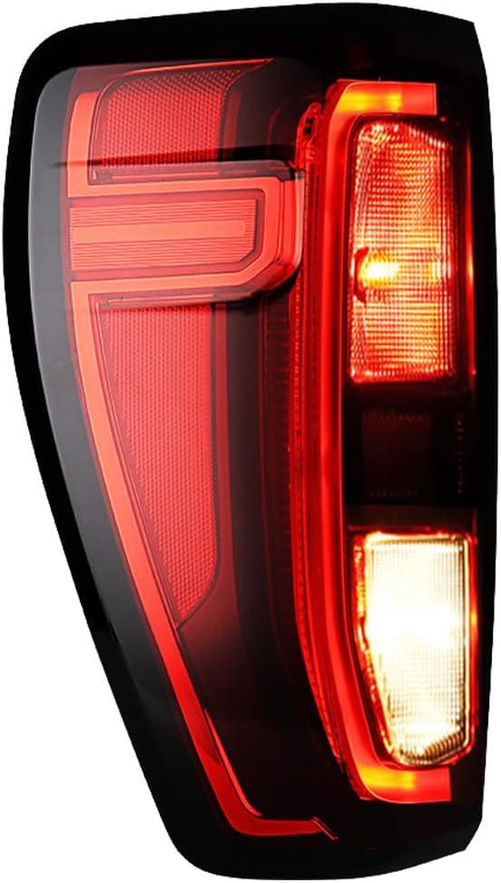 Left LED+Halogen Brake Tail Light Turn Signal Running Reverse Marker Lamp Driver Side LH Compatible for 2019-2023 GMC Sierra 1500 2500HD 3500HD GM2800309 84968736 84565919 84760015 85115885
