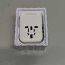 Universal Travel Adapter, International Travel Plug Adapter with 2 USB-C(PD 20W)  1 USB-A Ports, All in One Portable Adaptor, for USA, UK, EU, AU  224+ Countries (White) US