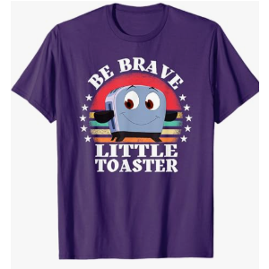 Be Brave Little Toaster Positive Classic 80s and 90s Retro T-Shirt M