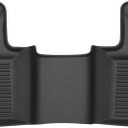 Husky Liners X-act Contour Floor Mats | Fits 2011-2026 Dodge Durango & 2011-2021 Jeep Grand Cherokee & 2022 Jeep Grand Cherokee WK | 2nd Row, 1-pc Black - 53661