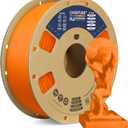 OVERTURE PLA Plus (PLA+) Filament 1.75mm, Stronger & More Durable, Professional Toughness 3D Printer Filament 1kg (2.2lbs), High Precision +/- 0.02mm, Tangle-Free (Orange)