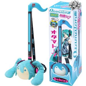 Otamatone Deluxe [Hatsune Miku Edition] Electronic Musical Instrument Portable Synthesizer from Japan Maywa Denki [Includes Removable Plush Wig]
