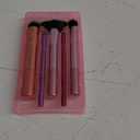 Real Techniques Artist Essentials Makeup Brush Set, For Foundation, Blush, Highlighter, Eyeshadow, & Liner, Professional Makeup Tools, Synthetic Bristles, Vegan & Cruelty-Free, 5 Piece Set