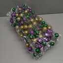 3 x 8 Pcs Carnival Decorations,15" Carnival Glitter Tree Picks Stems Ornaments Table Centerpieces Decor,Artificial Purple Gold Green Berry Flowers Branches Sprays for Carnival Party Home Decor