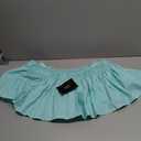 Biscaynebay Wrap Around Bed Skirts for Twin & Twin XL Beds 15" Drop, Aqua Adjustable Elastic Dust Ruffles Easy Fit Wrinkle & Fade Resistant Silky Luxurious Fabric Machine Washable