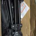 220L Collapsible Wagon Cart Foldable, 38" L Extra Large Heavy Duty Folding Beach Wagons with All-Terrain Wheels, Utility Carts for Camping, Sports, Shopping, Groceries - Black