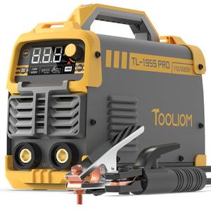 TOOLIOM 195A Stick Welder 110/220V Dual Voltage Lift TIG Welder LCD Display IGBT Inverter with Hot Start Arc Force VRD Welding Machine fits 5/32in. (4mm) Welding Rods
