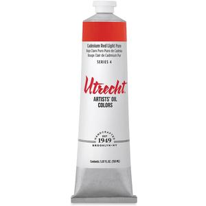 Utrecht Artists' Oil Paint - Cadmium Red Light, 150 ml tube