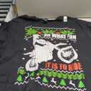 Dirt Bike Ugly Christmas Motocross What Fun It is to Ride T-Shirt Small