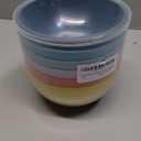 Homestockplus Unbreakable Cereal Bowls 25 OZ Microwave and Dishwasher Safe BPA-Free Bowl Dessert Bowls for Serving Soup, Oatmeal, Pasta and Salad [Set of 6] (Multicolor)