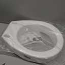 Carex Toilet Seat Riser, Round Raised Toilet Seat Adds 3.5 inches to Toilet Height, for Assistance Bending or Sitting, 300 Pound Weight Capacity Toilet Riser