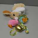 Tagitary Easter Plush Bunny Toys for Kids,Hopping Interactive Rabbit with Leash and Wind Up Toys,That Making Sounds,Wiggling Ears,Twitching Nose,Easter Basket Stuffers Gift for Toddlers