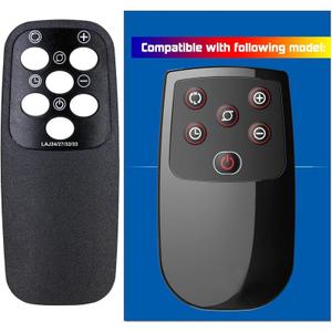 Replacement Remote Control for Lasko 2033617A 2033617B 2033627 5790 5592 CT22410 CT22420 CT16670 CT22650 CT22722 CT22766 CT30754 CT30754C CT32950 CT32960 751320 5165 5160 Ceramic Tower Heater