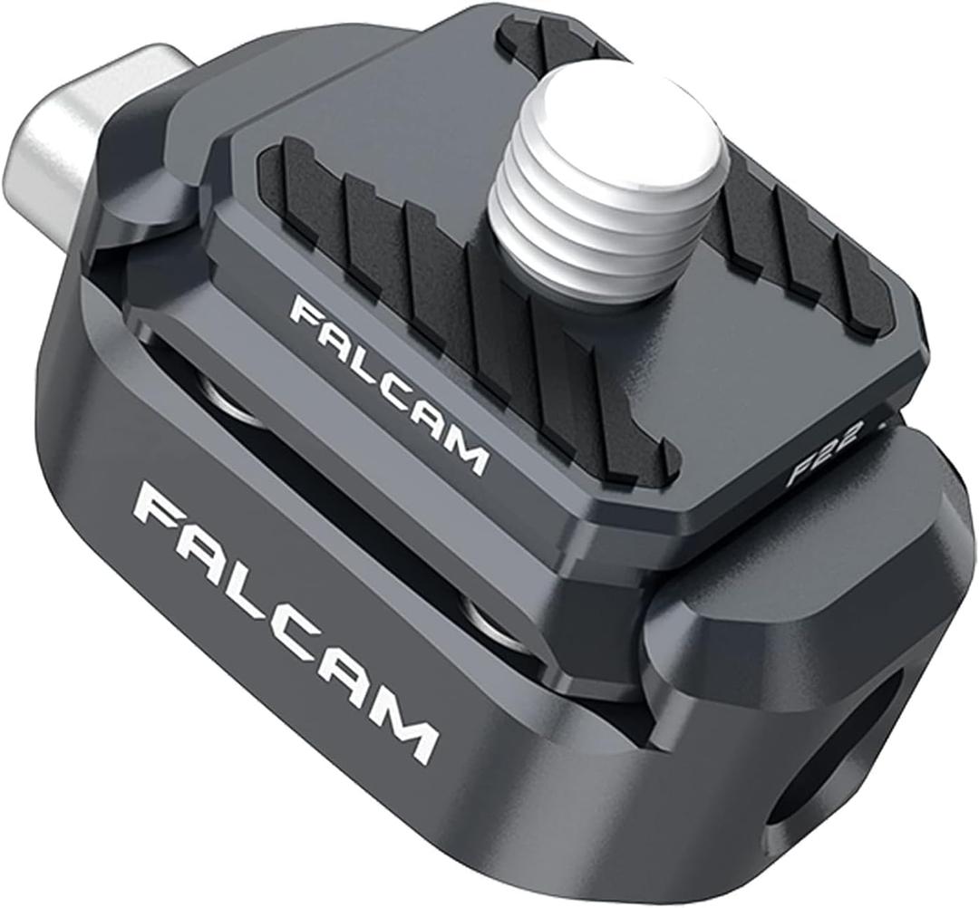 FALCAM F22 Quick Release Mount for Insta360, 1/4" Thread Quick Release Plate QR System Camera Tripod Mount Adapter Panoramic Camera Accessory for Insta 360 ONE RS, ONE X/X2/X3/Go 3/Ace Pro