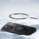 Tigowos for iPhone 16 Pro Max Pro Max case,Compatible with MagSafe,[16FT Drop Resistant][2 Tempered-Glass Screen Protectors] Shockproof case for iPhone 16 Pro Max Cases 6.9 inchBlack Set