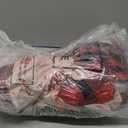 Preboun 6 Pcs Christmas Chair Covers Dining Protector Removable Washable Stretch Xmas Tree Snowman Elk Buffalo Plaid Slipcovers for Hotel Party Wedding Holiday Decor (LEN-Preboun-1259)