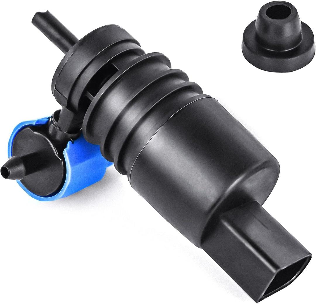 Windshield Washer Pump Compatible with Dodge,Jeep,Chrysler,Ford,BMW,Audi,Chevrolet, Replacement OEM# 8260A059,8260A021,8260A082