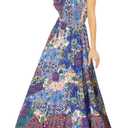 OSTOO Women's 2025 Summer Boho Floral Print Tiered Casual Flowy Long Maxi Dress (Multicolor)