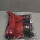 MUBIN Cotton Buffalo Plaid Rug, 3' x 5' Red Black Outdoor Rug Front Door Decorative Mat, Washable Christmas Doormat Foldable Area Rug Layered Door Mats Rug for Front Porch, Entryway, Patio