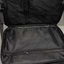 Relavel Makeup Case Large Makeup Bag Professional Train Case 16.5 inches Travel Cosmetic Organizer Brush Holder Waterproof Makeup Artist Storage Box, 3 Layer Large Capacity, with Adjustable Strap (Black)