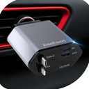 69W Retractable USB C Car Charger - Fast Charging Adapter for iPhone 17/17 Pro Max/16/15/14/13/12, Samsung S25 - Car Accessories, Travel Essentials, Ideal Gifts for Men & Women