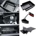 3PCS Center Console Organizer Compatible with Toyota 4Runner 2024 2023 2022 2021 2020 2019-2010 Glove Box Organizer Gear Shift Tray Armrest Storage Box 5th Gen 4 Runner Accessories