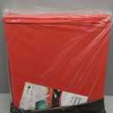 Christmas Ornament Storage Container with Dividers - Box Stores Up to 96 Ornaments, Zippered, Convenient, Adjustable, Large Organizer Bin to Protect Holiday Dcor, Fits Most Standard Size, Red